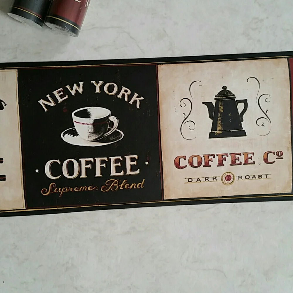 Wallpaper Border Café Coffee Bar